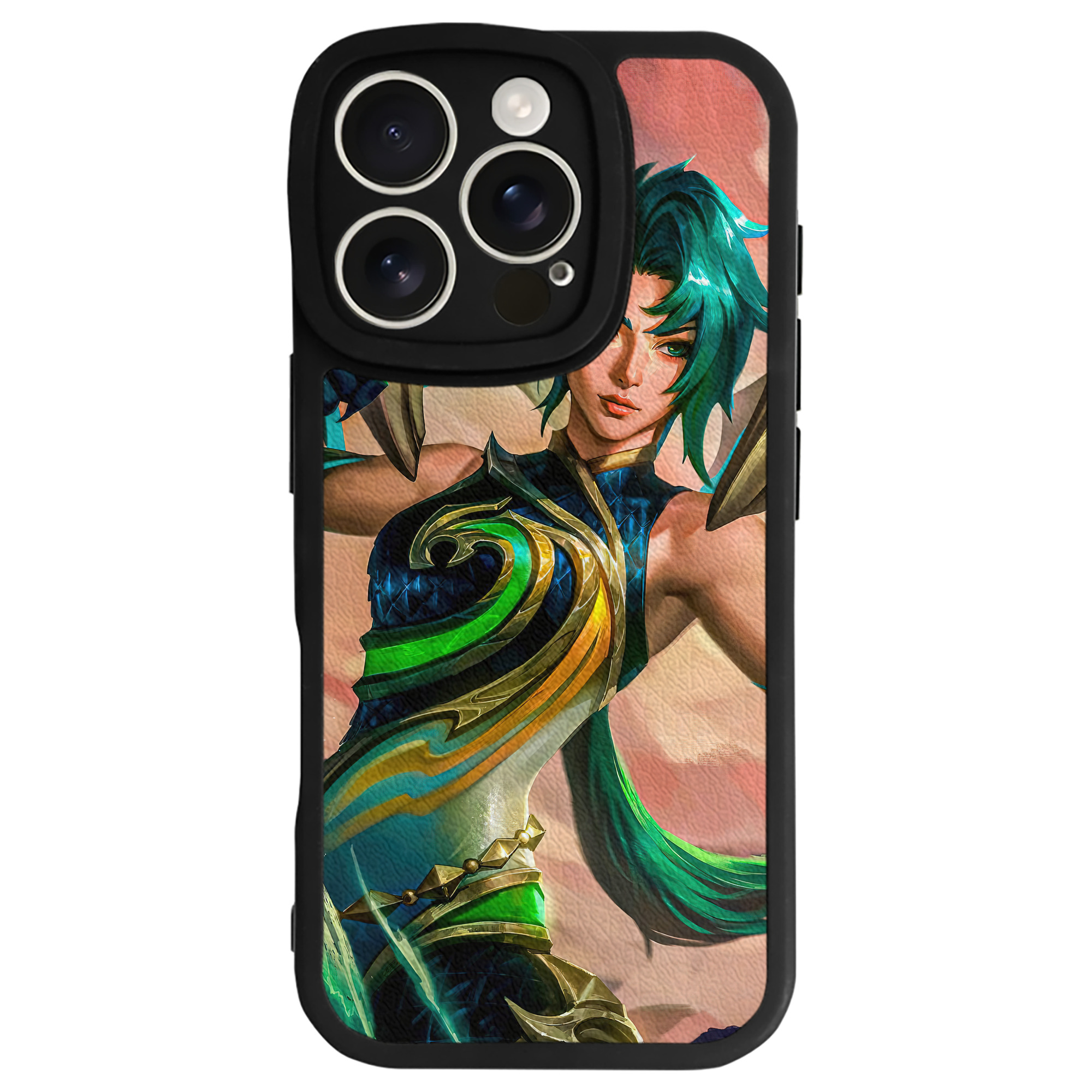 リーグ・オブ・レジェンド League of Legends LOL 【iPhone 16シリーズ対応】シリコンスマホケース（レザー調） 材質：シリコン